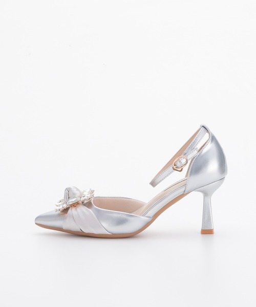haremode（ハレモード）の「ビジューバックルパンプス（パンプス・レディース・ブラック/ベージュ/シルバー・22.5cm/23cm/23.5cm/24cm/24.5cm）」の9枚目の写真