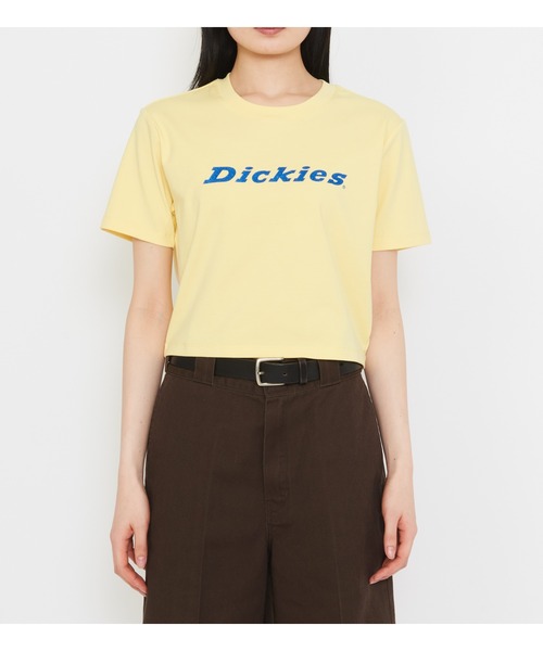 Dickies(ディッキーズ)の「ラメロゴ コンパクトTシャツ(Tシャツ/カットソー・レディース・イエロー系その他/ブルー・MEDIUM/SMALL)」の5枚目の写真