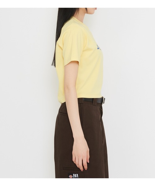 Dickies(ディッキーズ)の「ラメロゴ コンパクトTシャツ(Tシャツ/カットソー・レディース・イエロー系その他/ブルー・MEDIUM/SMALL)」の8枚目の写真