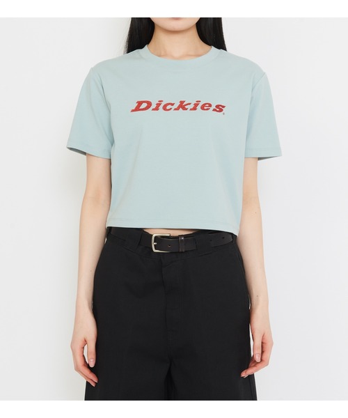 Dickies(ディッキーズ)の「ラメロゴ コンパクトTシャツ(Tシャツ/カットソー・レディース・イエロー系その他/ブルー・MEDIUM/SMALL)」の12枚目の写真