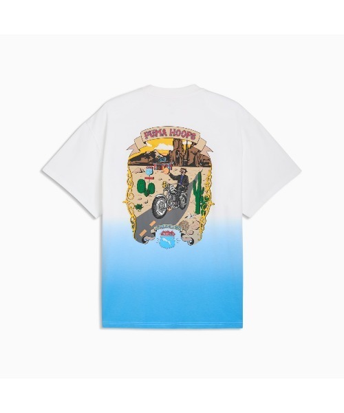 PUMA（プーマ）の「PUMA THE ATW DYLAN S/S T-SHIRT III（プーマ ATW DYLAN 半袖Tシャツ III）（Tシャツ/カットソー・メンズ・ホワイト系・MEDIUM/SMALL/XX-LARGE/X-LARGE/LARGE）」の5枚目の写真