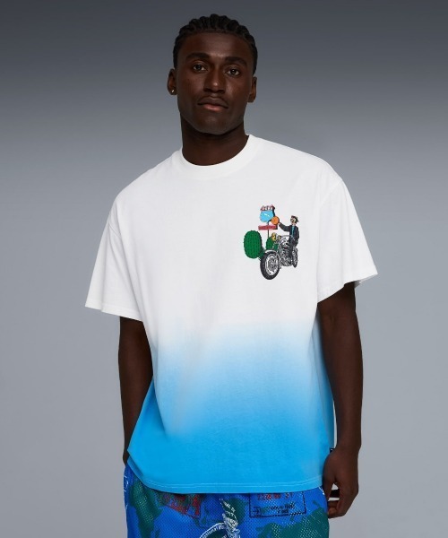 PUMA（プーマ）の「PUMA THE ATW DYLAN S/S T-SHIRT III（プーマ ATW DYLAN 半袖Tシャツ III）（Tシャツ/カットソー・メンズ・ホワイト系・MEDIUM/SMALL/XX-LARGE/X-LARGE/LARGE）」の3枚目の写真