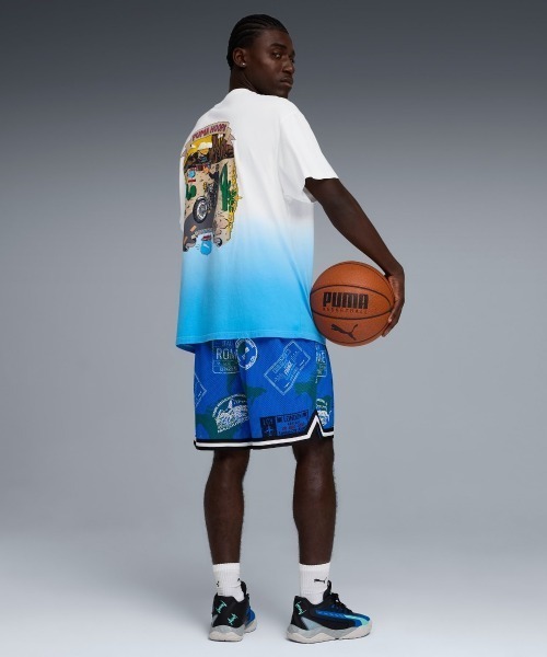PUMA（プーマ）の「PUMA THE ATW DYLAN S/S T-SHIRT III（プーマ ATW DYLAN 半袖Tシャツ III）（Tシャツ/カットソー・メンズ・ホワイト系・MEDIUM/SMALL/XX-LARGE/X-LARGE/LARGE）」の2枚目の写真