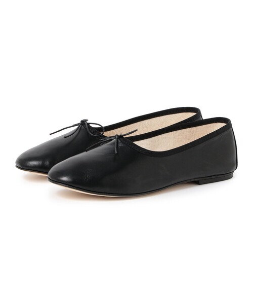 Demi-Luxe BEAMS(デミルクス ビームス)の「SPELTA / OLGA NAPPA バレエシューズ(ドレスシューズ・レディース・レッド/ブラック・39/38/37/36)」の1枚目の写真