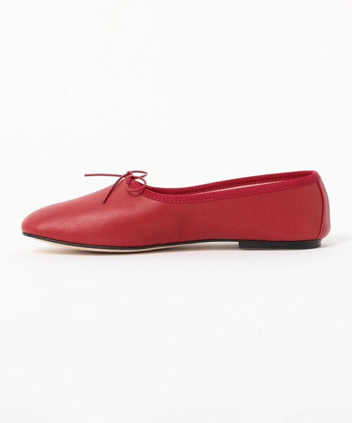 Demi-Luxe BEAMS(デミルクス ビームス)の「SPELTA / OLGA NAPPA バレエシューズ(ドレスシューズ・レディース・レッド/ブラック・39/38/37/36)」の8枚目の写真
