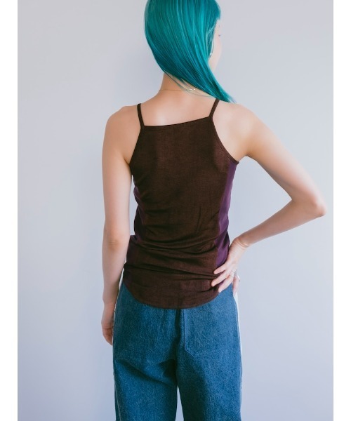 ELLA CANTARIA(エヤカンタリア)の「Bi-color Paneled Layered Top|バイカラーパネル切り替えレイヤードデザイントップス(Tシャツ/カットソー・レディース・イエロー/ブラウン系その他/グレー系その他・FREE)」の19枚目の写真