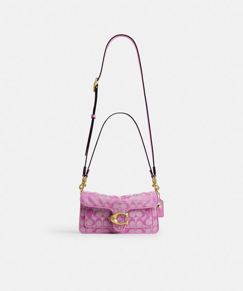 COACH(コーチ)の「【COACH | BRAIN DEAD】ソフト タビー ショルダー バッグ 26・シグネチャー ジャカード(ショルダーバッグ・レディース・ピンク系その他・ONE)」の10枚目の写真