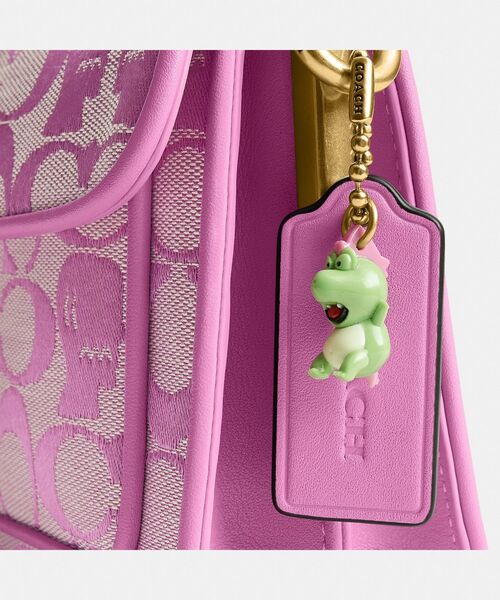 COACH(コーチ)の「【COACH | BRAIN DEAD】ソフト タビー ショルダー バッグ 26・シグネチャー ジャカード(ショルダーバッグ・レディース・ピンク系その他・ONE)」の11枚目の写真