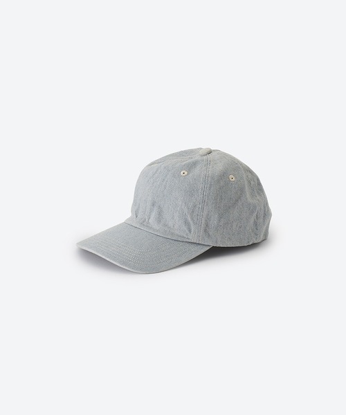 KIJIMA TAKAYUKI（キジマ　タカユキ）の「RECYCLED DENIM 6PANEL CAP（キャップ・レディース・サックスブルー/ブラック/インディゴブルー・FREE）」の3枚目の写真