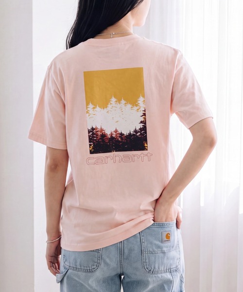 Carhartt(カーハート)の「【T20】【Carhartt/カーハート】HEAVYWEIGHT S/S POCKET GRAPHIC TEE(Tシャツ/カットソー・メンズ・オレンジ/ネイビー・LARGE/MEDIUM/SMALL)」の2枚目の写真