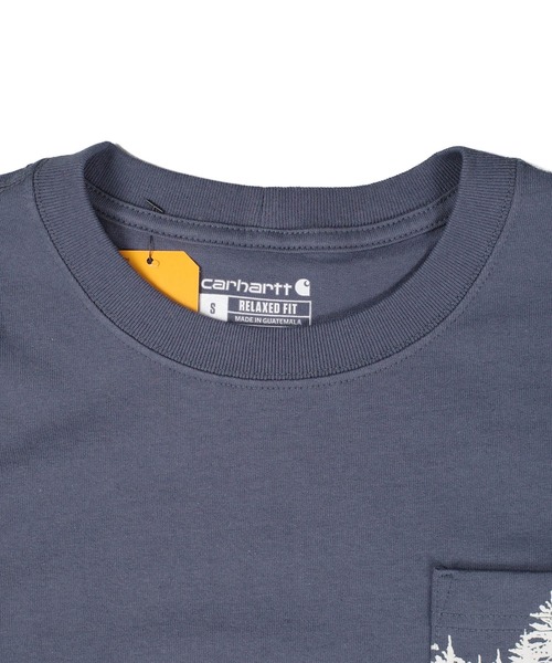Carhartt(カーハート)の「【T20】【Carhartt/カーハート】HEAVYWEIGHT S/S POCKET GRAPHIC TEE(Tシャツ/カットソー・メンズ・オレンジ/ネイビー・LARGE/MEDIUM/SMALL)」の7枚目の写真