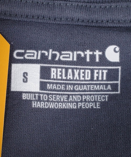 Carhartt(カーハート)の「【T20】【Carhartt/カーハート】HEAVYWEIGHT S/S POCKET GRAPHIC TEE(Tシャツ/カットソー・メンズ・オレンジ/ネイビー・LARGE/MEDIUM/SMALL)」の8枚目の写真