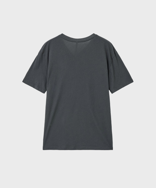 NOIRER(ノイア)の「コットンVネックベーシックTシャツ(ダークグレー)(Tシャツ/カットソー・メンズ・その他・52/50/48)」の3枚目の写真