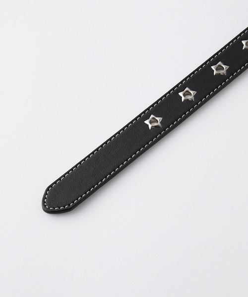 VELNUS(ベルナス)の「【VELNUS】Star Eyelet Metal Buckle Belt/スターアイレット メタルバックルベルト(ベルト・メンズ・ブラック・FREE)」の13枚目の写真