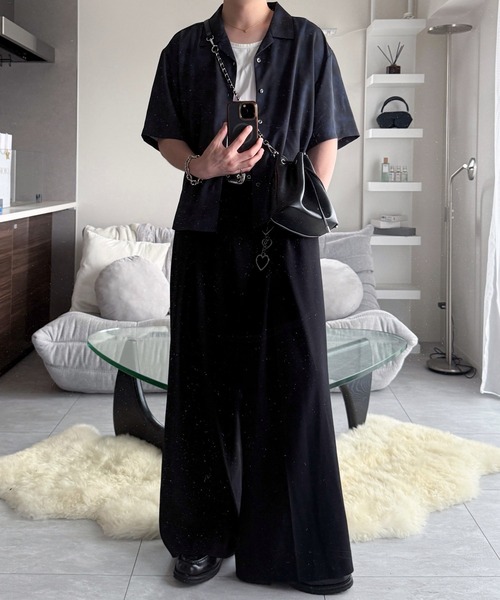 VELNUS(ベルナス)の「【VELNUS】Star Eyelet Metal Buckle Belt/スターアイレット メタルバックルベルト(ベルト・メンズ・ブラック・FREE)」の19枚目の写真