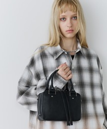 AIVER（アイバー）の「AIVER　スラッシュジップカウレザーミニボストン　MADE IN JAPAN（ボストンバッグ）」