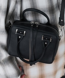 AIVER（アイバー）の「AIVER　スラッシュジップカウレザーミニボストン　MADE IN JAPAN（ボストンバッグ）」
