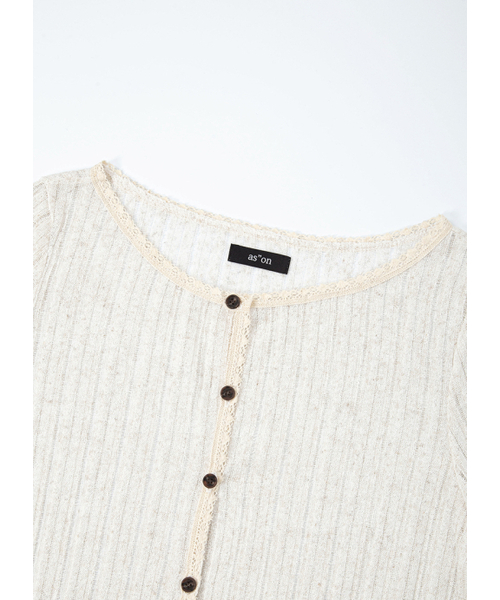ASON(アズオン)の「ROTA VINTAGE CARDIGAN / IVORY(カーディガン/ボレロ・レディース・その他・FREE)」の16枚目の写真