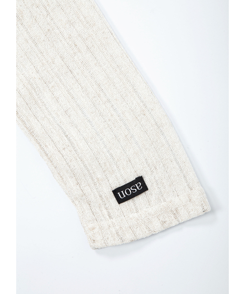 ASON(アズオン)の「ROTA VINTAGE CARDIGAN / IVORY(カーディガン/ボレロ・レディース・その他・FREE)」の2枚目の写真