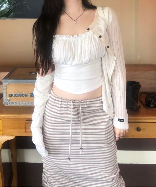 ASON(アズオン)の「ROTA VINTAGE CARDIGAN / IVORY(カーディガン/ボレロ・レディース・その他・FREE)」の13枚目の写真