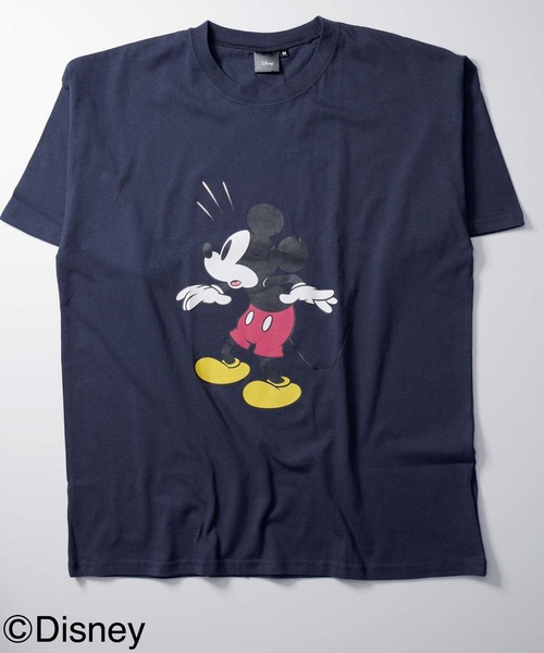 Disney(ディズニー)の「MICKEYMOUSE ミッキー BIG半袖Tシャツ(Tシャツ/カットソー・メンズ・グレー系その他/ネイビー/オフホワイト/ホワイト系その他/ベージュ/グレー/チャコール/ダークグリーン・XL/L/M)」の8枚目の写真