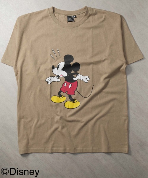Disney(ディズニー)の「MICKEYMOUSE ミッキー BIG半袖Tシャツ(Tシャツ/カットソー・メンズ・グレー系その他/ネイビー/オフホワイト/ホワイト系その他/ベージュ/グレー/チャコール/ダークグリーン・XL/L/M)」の15枚目の写真