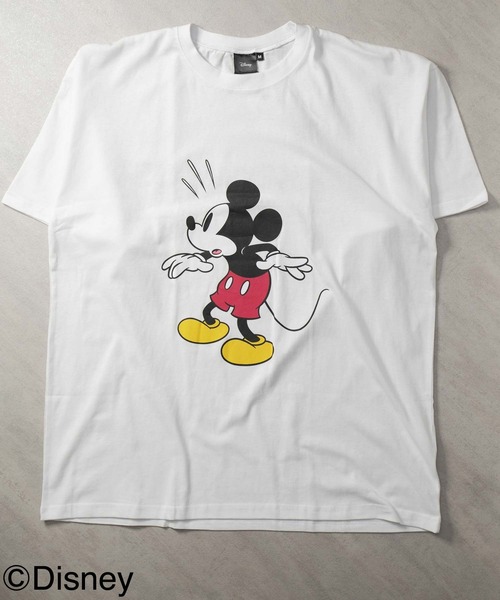 Disney(ディズニー)の「MICKEYMOUSE ミッキー BIG半袖Tシャツ(Tシャツ/カットソー・メンズ・グレー系その他/ネイビー/オフホワイト/ホワイト系その他/ベージュ/グレー/チャコール/ダークグリーン・XL/L/M)」の14枚目の写真