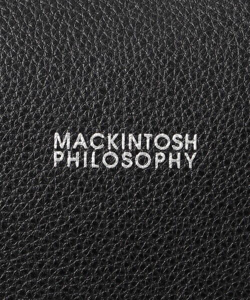 MACKINTOSH PHILOSOPHY(マッキントッシュ フィロソフィー)の「シンセティックシュリンクレザー バックパック(バックパック/リュック・メンズ・ブラック/ダークネイビー・FREE)」の7枚目の写真