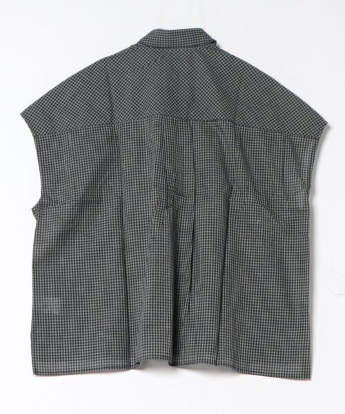 Eddie Bauer(エディーバウアー)の「コットンチェック フレンチシャツ(シャツ/ブラウス・レディース・ホワイト/ライトブラウン/ブラック・XL/S/L/M)」の21枚目の写真