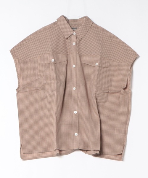 Eddie Bauer(エディーバウアー)の「コットンチェック フレンチシャツ(シャツ/ブラウス・レディース・ホワイト/ライトブラウン/ブラック・XL/S/L/M)」の20枚目の写真