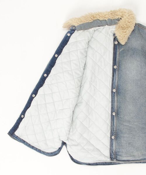 MM6 Maison Margiela(エムエムシックス メゾン マルジェラ)の「MM6 Maison Margiela(エムエムシックス メゾン マルジェラ)Kids & Junior バックブランドロゴデニムジャケット(デニムジャケット・キッズ・インディゴブルー・14Y/16Y)」の6枚目の写真