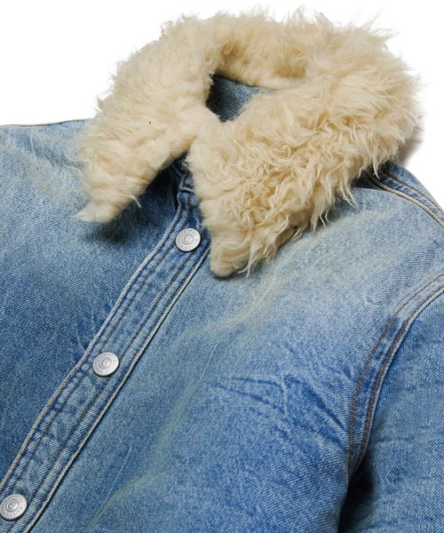 MM6 Maison Margiela(エムエムシックス メゾン マルジェラ)の「MM6 Maison Margiela(エムエムシックス メゾン マルジェラ)Kids & Junior バックブランドロゴデニムジャケット(デニムジャケット・キッズ・インディゴブルー・14Y/16Y)」の3枚目の写真