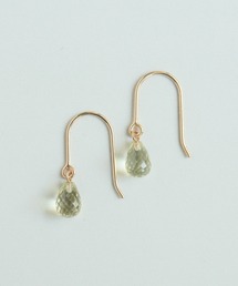 TIMELESS PEARLY/タイムレスパーリー】Crystal and pearl：ピアス（両