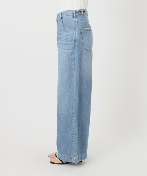 Spick & Span(スピックアンドスパン)の「《追加》5 1/2 8oz LOOSE WIDE DENIM(デニムパンツ・レディース・サックスブルー・29/28/27/26)」の14枚目の写真