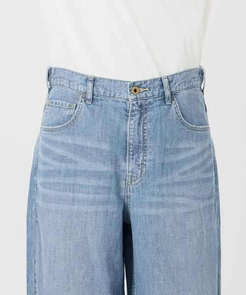 Spick & Span(スピックアンドスパン)の「《追加》5 1/2 8oz LOOSE WIDE DENIM(デニムパンツ・レディース・サックスブルー・29/28/27/26)」の17枚目の写真