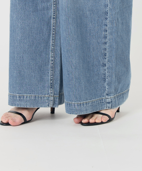 Spick & Span(スピックアンドスパン)の「《追加》5 1/2 8oz LOOSE WIDE DENIM(デニムパンツ・レディース・サックスブルー・29/28/27/26)」の18枚目の写真
