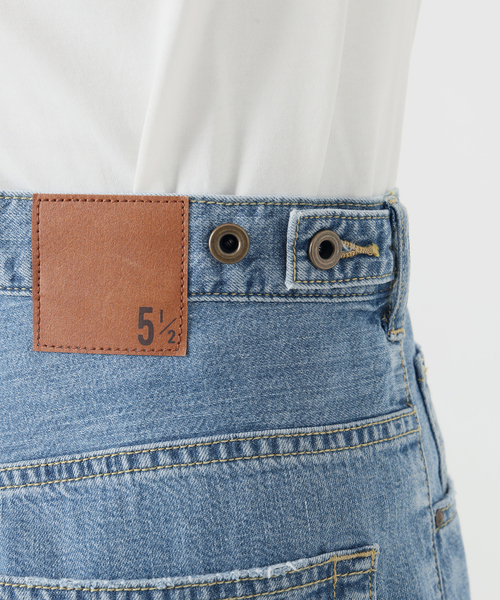 Spick & Span(スピックアンドスパン)の「《追加》5 1/2 8oz LOOSE WIDE DENIM(デニムパンツ・レディース・サックスブルー・29/28/27/26)」の19枚目の写真