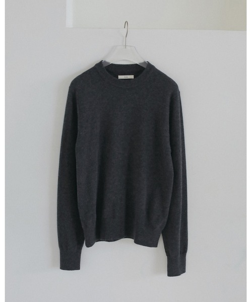 anuke(アンヌーク)の「Wool100% Crewneck Knit(ニット/セーター・レディース・ライトグリーン/チャコールグレー/ブラック・FREE)」の8枚目の写真