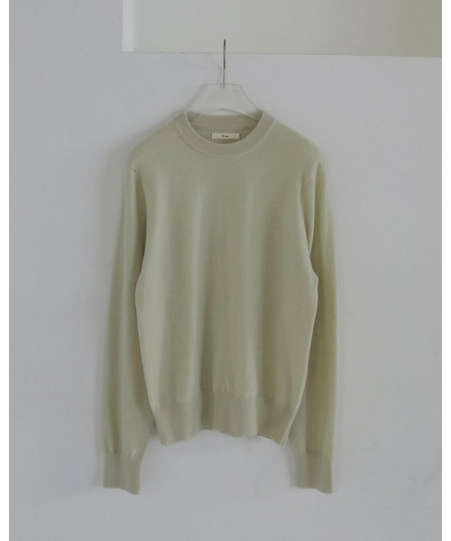 anuke(アンヌーク)の「Wool100% Crewneck Knit(ニット/セーター・レディース・ライトグリーン/チャコールグレー/ブラック・FREE)」の10枚目の写真