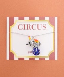 gargle（ガーグル）の「gargle ガーグル：CIRCUS サーカス　玉乗りゾウ　ネックレス（ネックレス）」