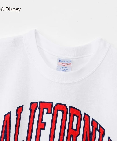 Disney(ディズニー)の「【Champion】ディズニー ミッキーマウス / SHORT SLEEVE T-SHIRT(Tシャツ/カットソー・メンズ・ホワイト/ネイビー・XL/L/S/M)」の6枚目の写真