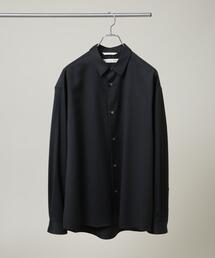 FARAH（ファーラー）の「FARAH/別注 CANONICO Twill Black Shirt(セットアップ可)（シャツ/ブラウス）」