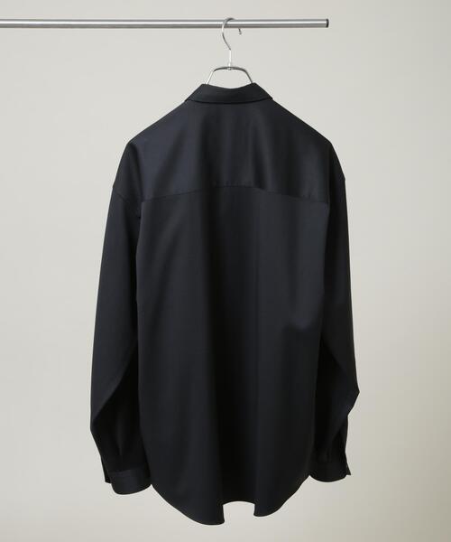FARAH(ファーラー)の「FARAH/別注 CANONICO Twill Black Shirt(セットアップ可)(シャツ/ブラウス・メンズ・ブラック・L/M)」の8枚目の写真