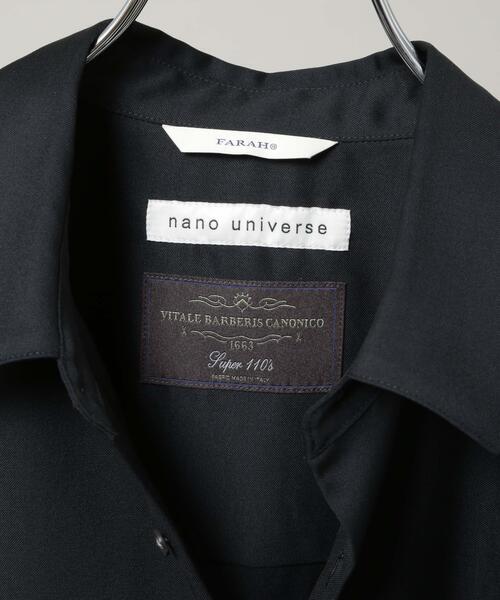 FARAH(ファーラー)の「FARAH/別注 CANONICO Twill Black Shirt(セットアップ可)(シャツ/ブラウス・メンズ・ブラック・L/M)」の6枚目の写真