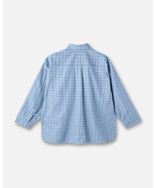 marimekko(マリメッコ)の「Toistuma Pikku Ruutu / blouse(シャツ/ブラウス・レディース・ライトブルー・34/36)」の6枚目の写真