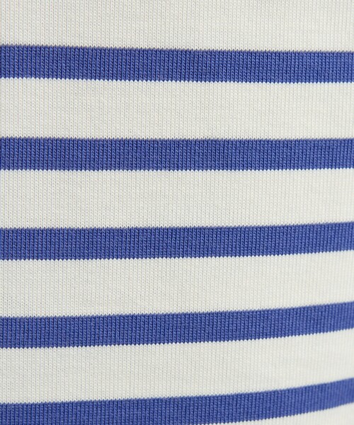 ABAHOUSE(アバハウス)の「ボートネック フレンチボーダー長袖Tシャツ / ユニセックス(Tシャツ/カットソー・メンズ・ブラック/ブルー・46/48)」の12枚目の写真