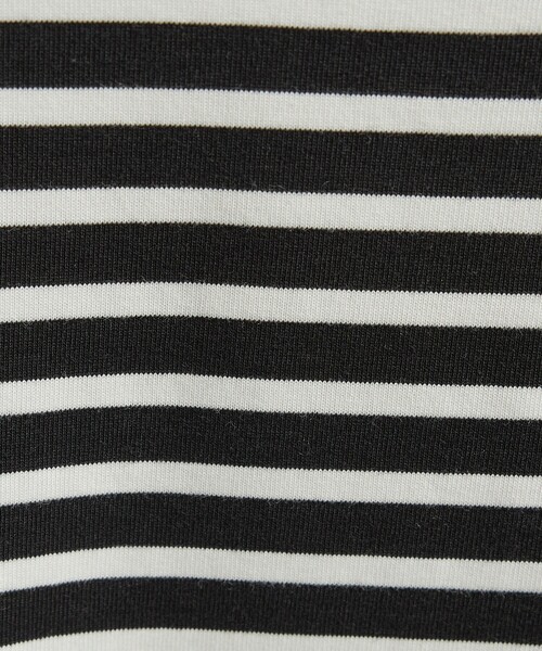 ABAHOUSE(アバハウス)の「ボートネック フレンチボーダー長袖Tシャツ / ユニセックス(Tシャツ/カットソー・メンズ・ブラック/ブルー・46/48)」の18枚目の写真