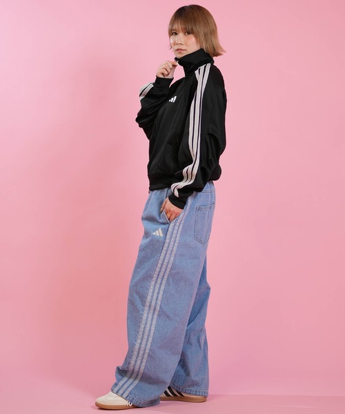 adidas(アディダス)の「adidas/アディダス トラックジャケット DM419(スウェット・レディース・ブラック/グレー・M/L)」の8枚目の写真