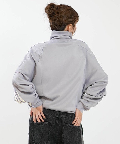 adidas(アディダス)の「adidas/アディダス トラックジャケット DM419(スウェット・レディース・ブラック/グレー・M/L)」の13枚目の写真