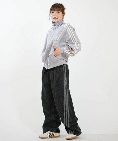 adidas(アディダス)の「adidas/アディダス トラックジャケット DM419(スウェット・レディース・ブラック/グレー・M/L)」の14枚目の写真